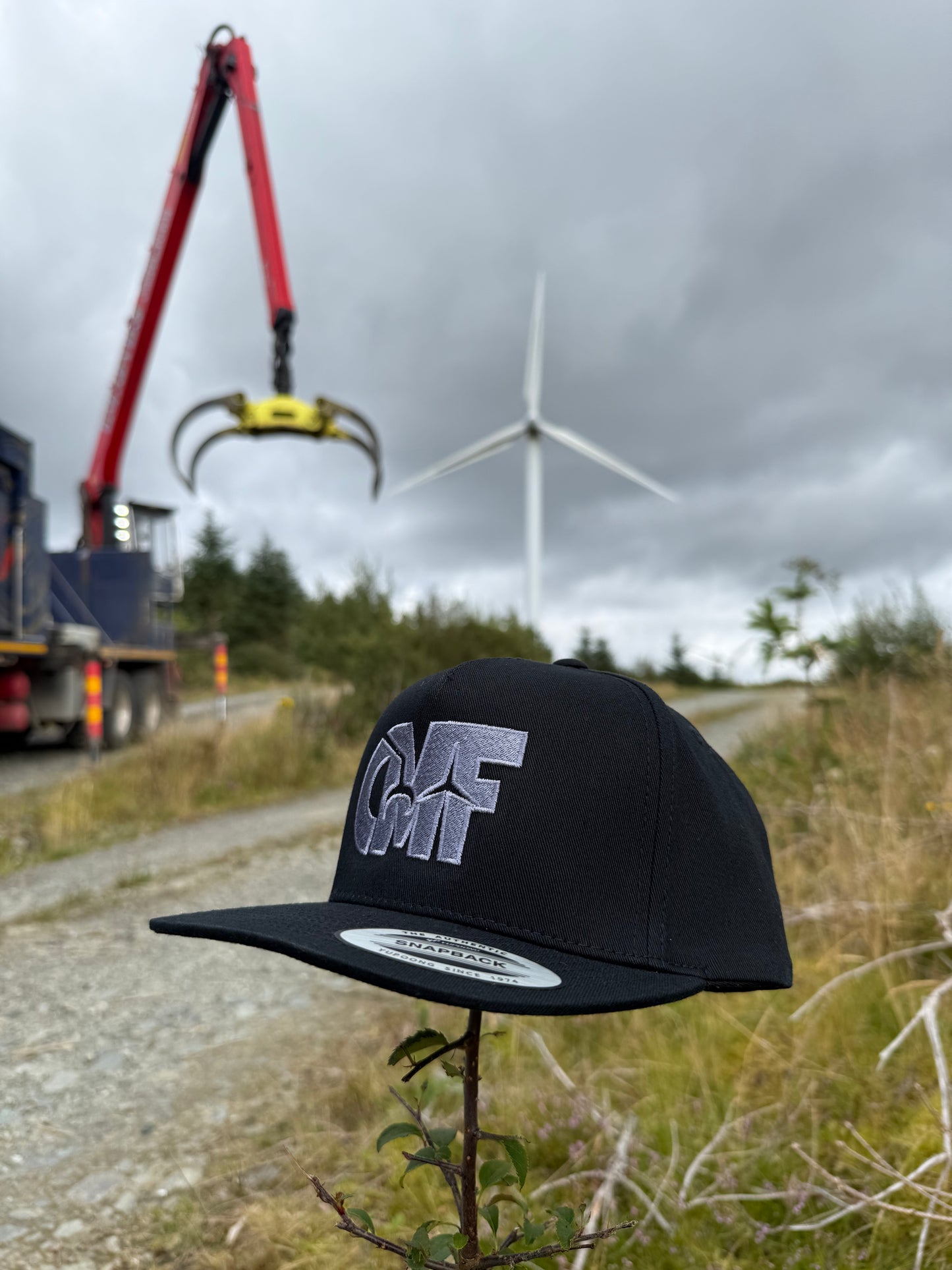 Black & Grey Snap Back